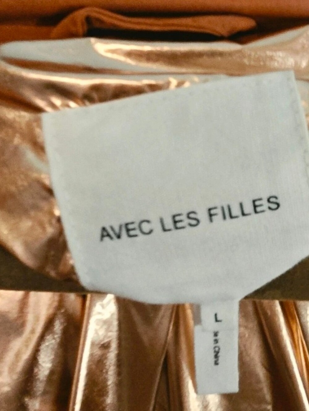 Avec Les Filles Rust-Brown Hooded Belted Puffer Jacket - Picture 5 of 8